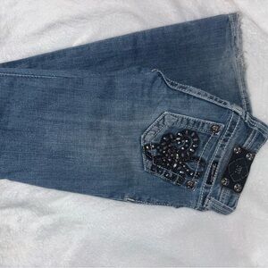 Girls Miss Me bootcut jeans size 8